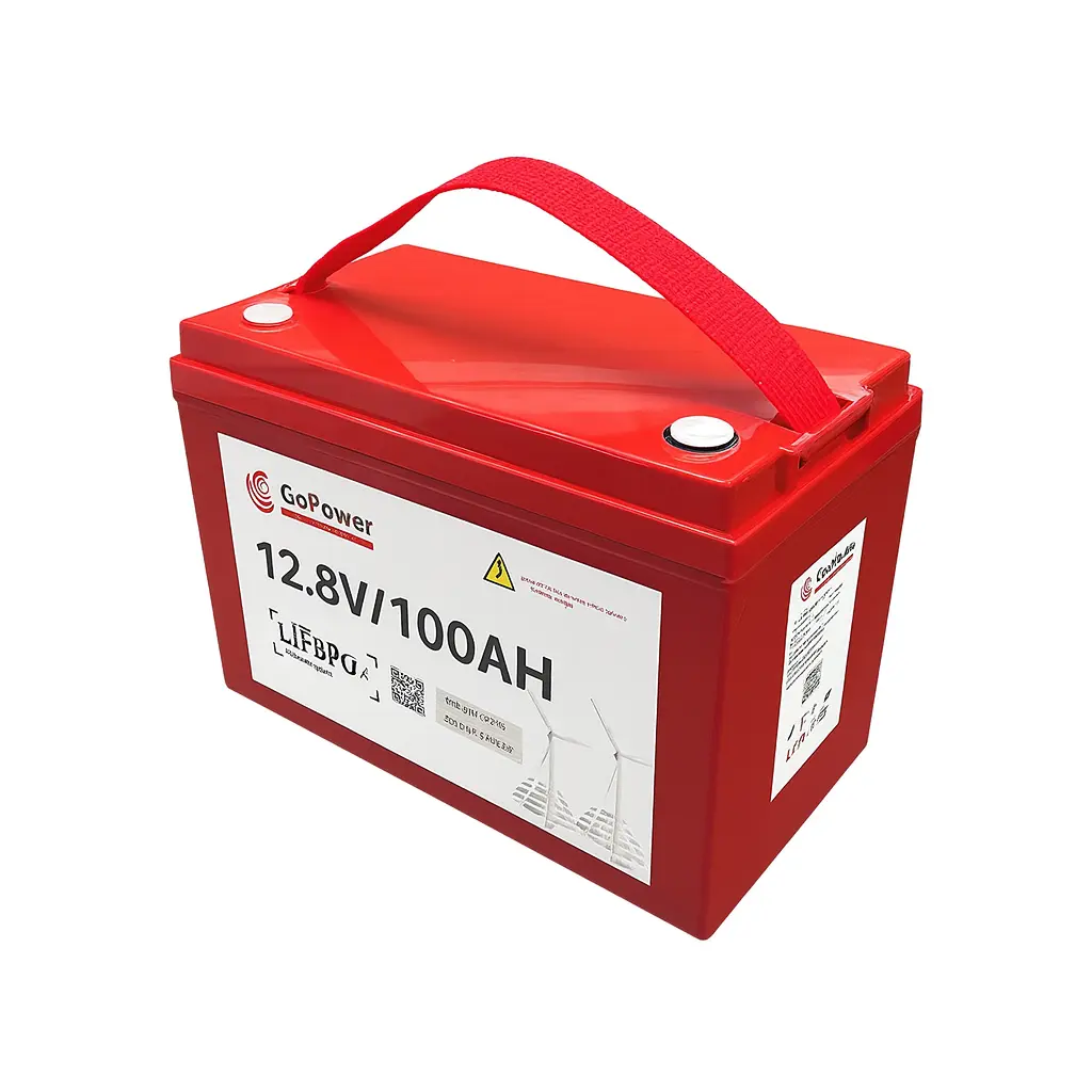 GoPower 12.8V 100AH LiFePO4 Lithium Battery pack (GEL replacement)