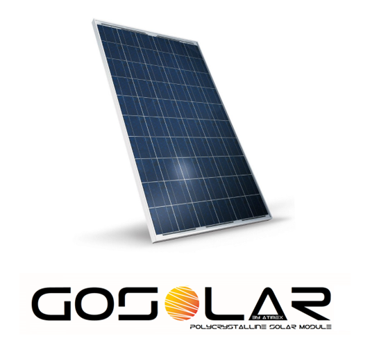 GS320-24/Vem GoSolar 320W 24V Polycrystalline Solar Module - (Occasion)