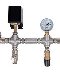 PS BOOST Inst. Kit Pressure switch 1-5bar, in-outlet, safety valve, tank tee, non-return valve, pressure gauge 10 bar