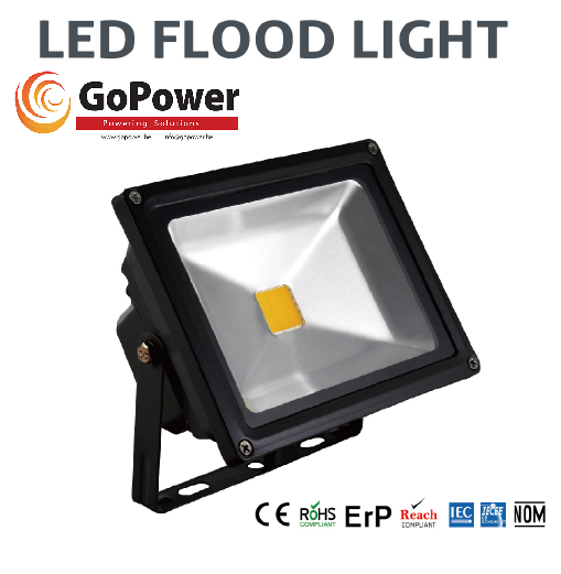 GoPower Led Flood Light 30W 6500K (white/blanche)