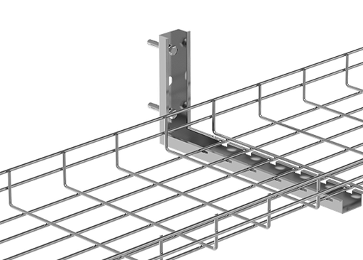 Goshop L-Type Support Mural pour Chemin de Cables/wire mesh cable tray L-type wall bracket H170mm:L166mm:T2mm