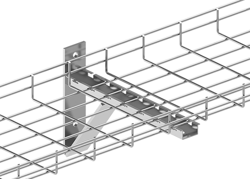 Goshop support Mural en Porte-à-faux pour Chemin de Cables/wire Mesh Cable Tray Cantilever Wall Bracket H230mm:L450mm