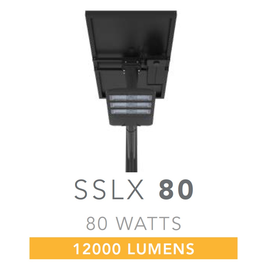 Solux SSLX 80 Solar Street Light 6500K (white/blanche)