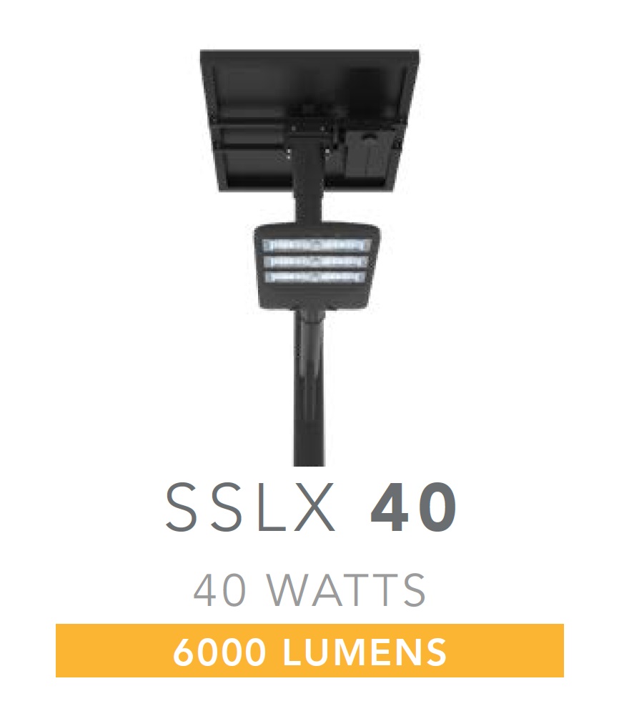 Solux SSLX 40 Solar Street Light 6500K (white/blanche)