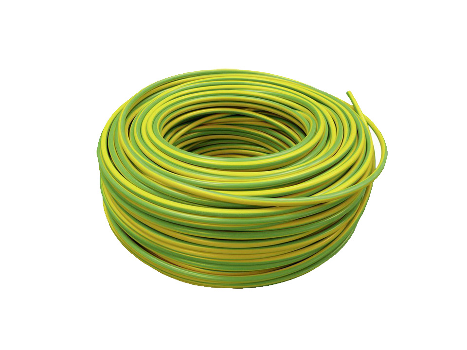 Copper Cable Flexible 1x25mm2 Green Yellow