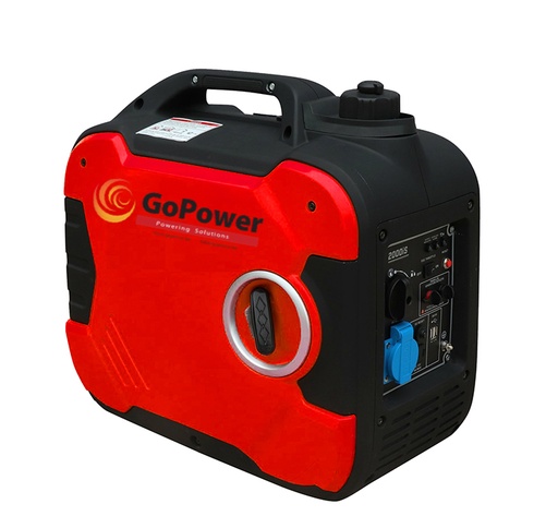 [GP2000PSI] GoPower Generator Inverter Silent 2 KW 220V50 HZ With hand start 