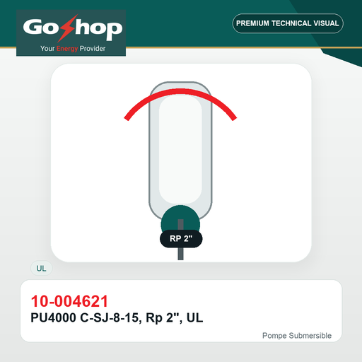 [10-004621] PU4000 C-SJ-8-15, Rp 2", UL 