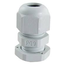 [RAL-7001-16] Cable gland plastic - IP68 - PG 16 - clamping capacity 10-14 mm - RAL 7001 Grey