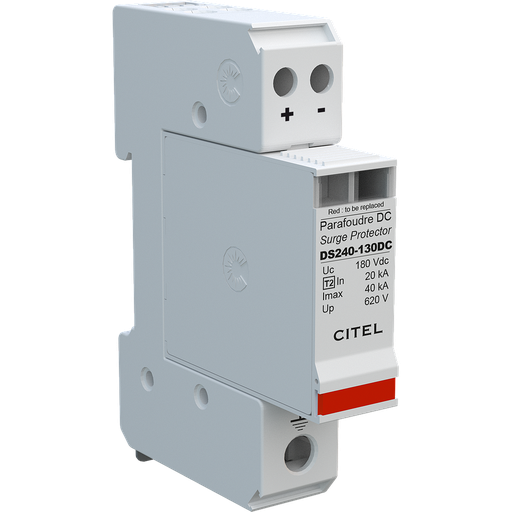 [DS240S-110DC] Citel DC Parafoudre de Type 2-Un:110Vdc  Umax:150Vdc, In:20kA Imax:40kA
