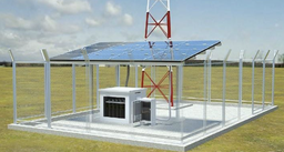Solar Mini Grid 6 kVa / 230V / 3 kW BTS  / 72 kWh Lithium / 16 kW PV / 20 kVa Generator