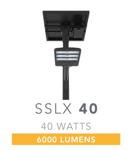 [SSLX40] Solux SSLX 40 Solar Street Light 6500K (white/blanche)