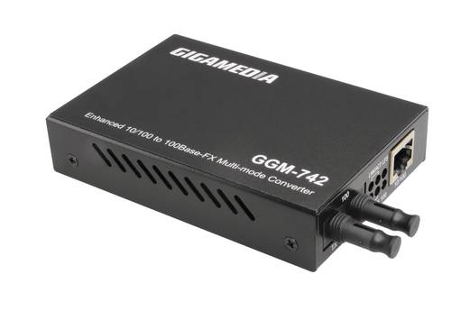 [MEDIA-CONV 10/100] Media Converters RJ45 10/100 Mpbs To Fiber 100 FX Connection SC, ST Multi or Mono GGM 742