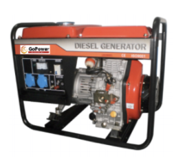 GoPower 2.8kw gasoline generator, hand start