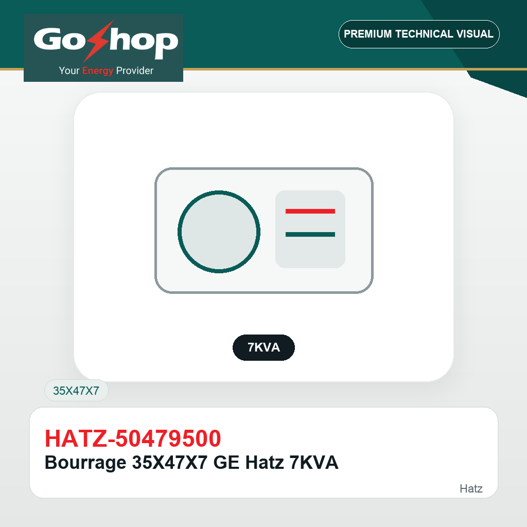 Bourrage 35X47X7 GE Hatz 7KVA