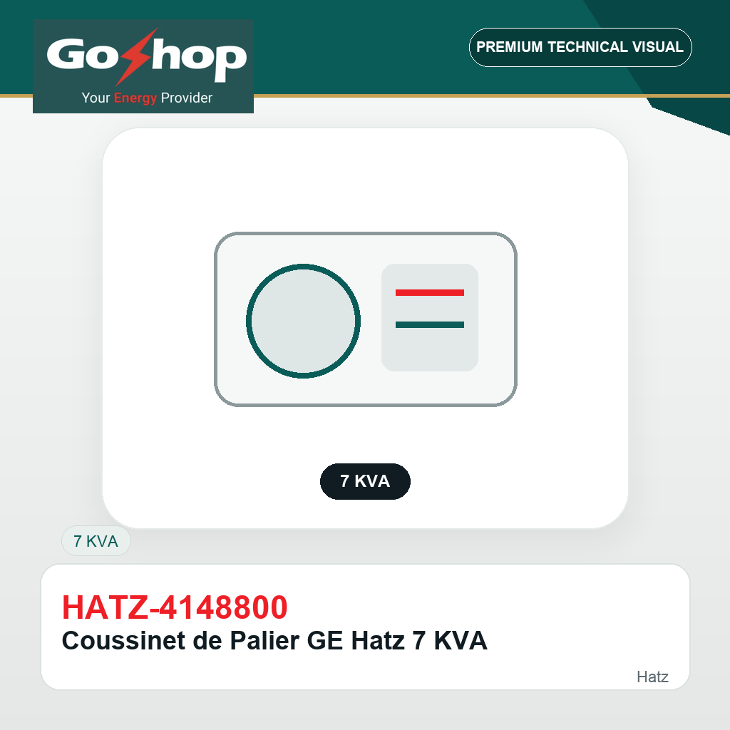 Coussinet de Palier GE Hatz 7 KVA