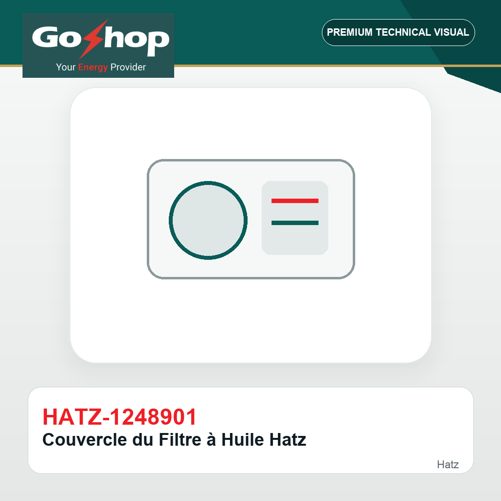 Couvercle du Filtre à Huile Hatz
