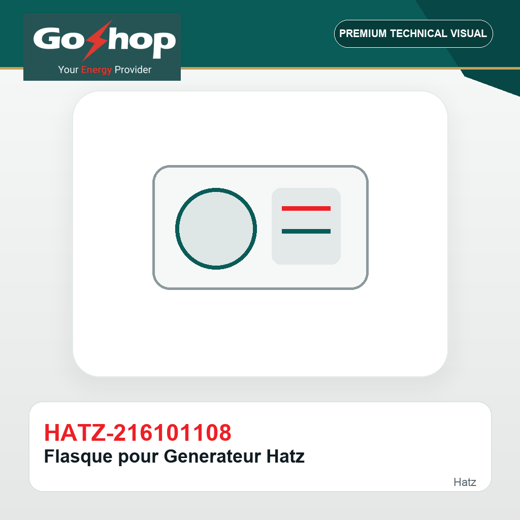 Flasque pour Generateur Hatz