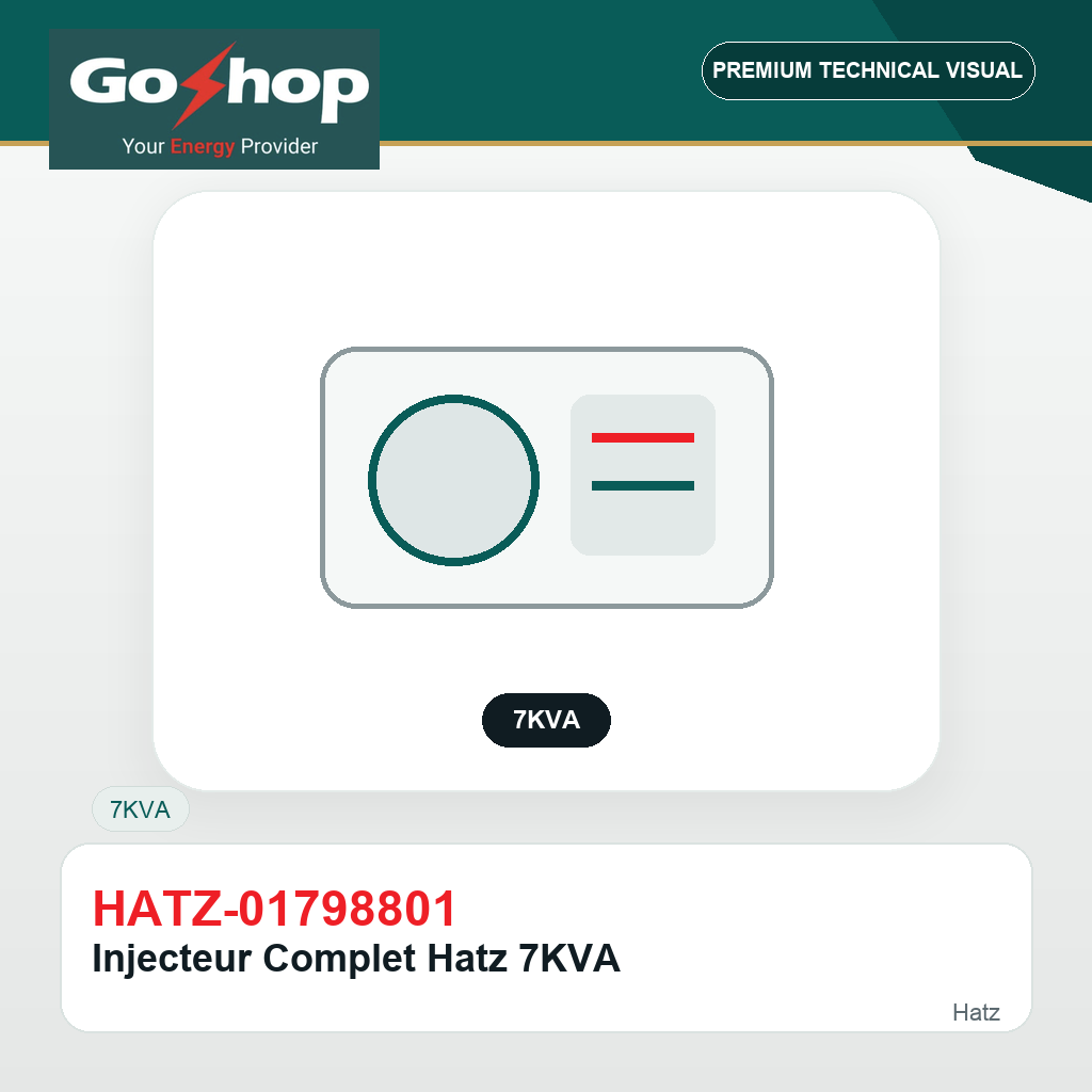 Injecteur Complet Hatz 7KVA