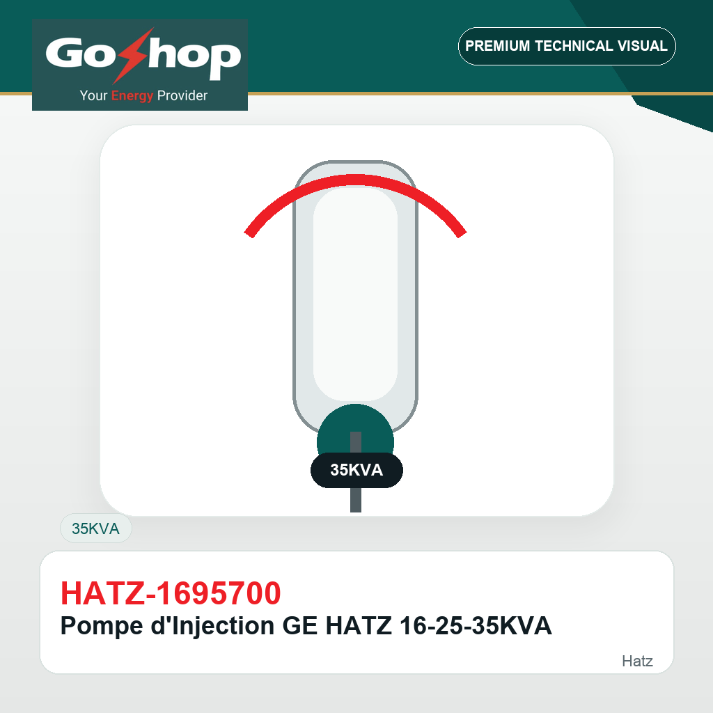 Pompe d'Injection GE HATZ 16-25-35KVA