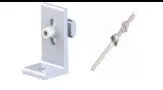 L Feet with Hanger Module,1 bolts, 1 M10*200  Hanger Bolt