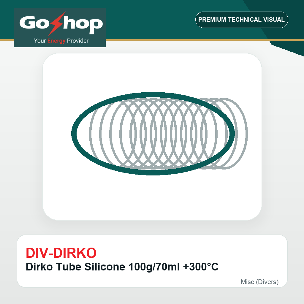 Dirko Tube Silicone 100g/70ml +300°C