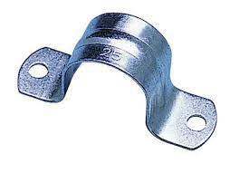 Full Saddle - Galvanized Metal, Diam : 20mm width 16.2mm, Pitch row 40.2 mm