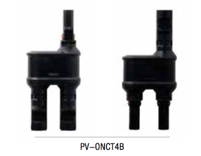 GoShop MC4 Connector PV-ONCT4B Branch Connector Female+Male Rated Current:30A Rated voltage:1000V for max.6mm² Cable