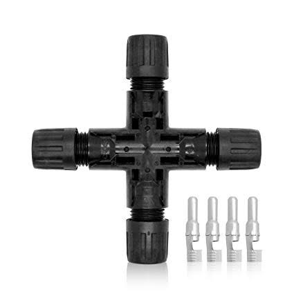 GoShop MC4 Connector PV-ONCT4C Branch Connector Female+Male Rated current:30A Rated voltage:1000V for max.6mm² Cable