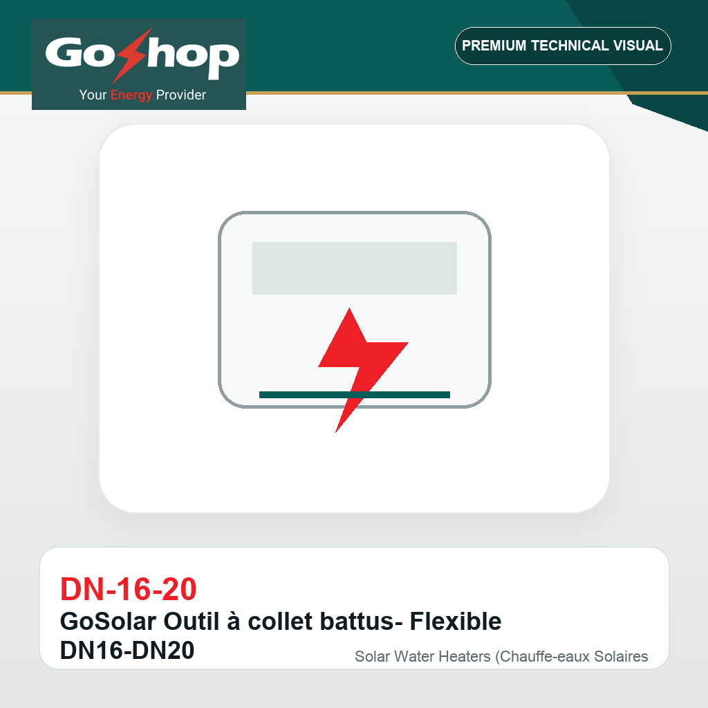 GoSolar Outil à collet battus- Flexible DN16-DN20