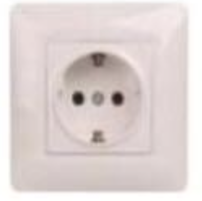 European Socket 16A 250V One gang French socket with earth contact