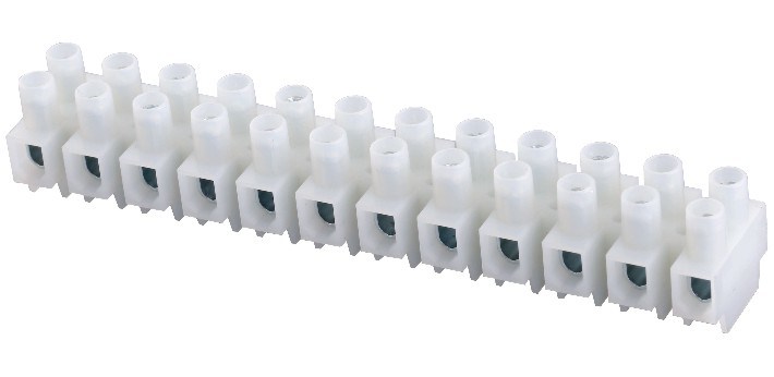 Terminal Blocks (TBS-10A) - in Black or White Suitable for 10mm² Cable 