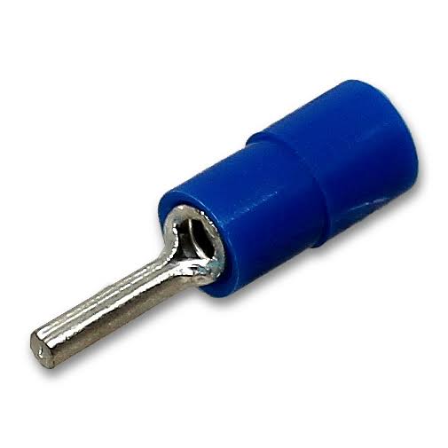 PTV2-12 (PTI-2) Insulated Pin Terminals Blue,Suitable for  1.5-2.5mm² Cable, Imax=27A