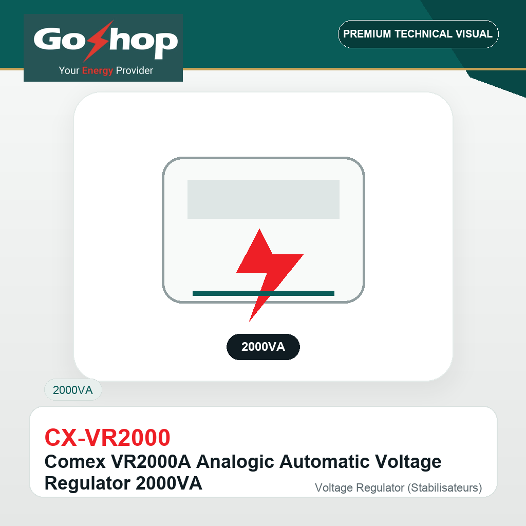 Comex VR2000A Analogic Automatic Voltage Regulator 2000VA
