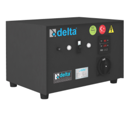 Delta 10kVA régulateur de tension monophasé 130-270 (-40+25)bande d'entrée, 220V ±1 Sortie