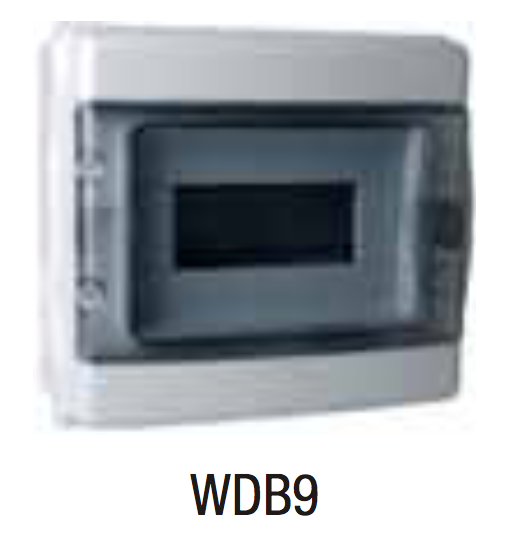 Onesto WDB9 9 Module IP65 Din Rail ModuleEnclosure,Made of PC+ABS Material