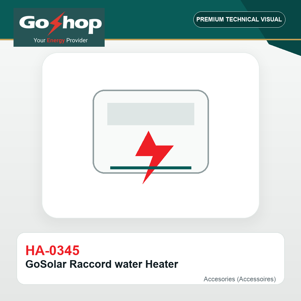 GoSolar Raccord water Heater