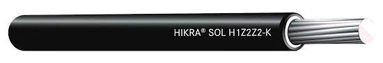 HIS -Hikra Sol 1500V EN50618 10,0 mm², Black, outerØ 7,2 mm (PU 500m) H1Z2Z2-K