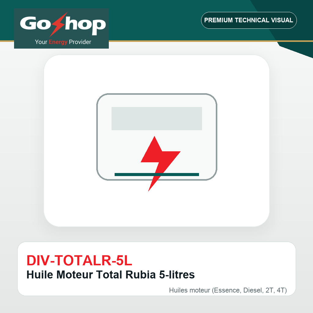 Huile Moteur Total Rubia 5-litres