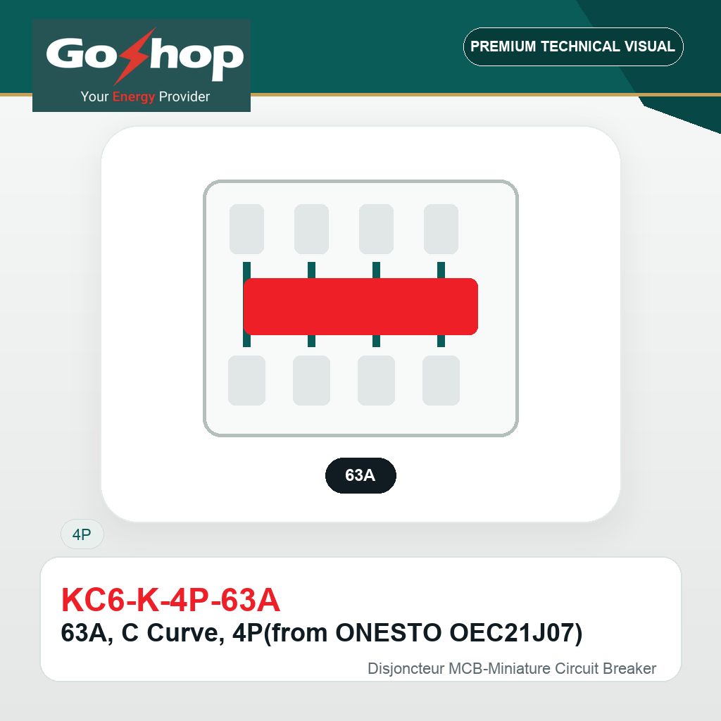 63A, C Curve, 4P(from ONESTO OEC21J07)