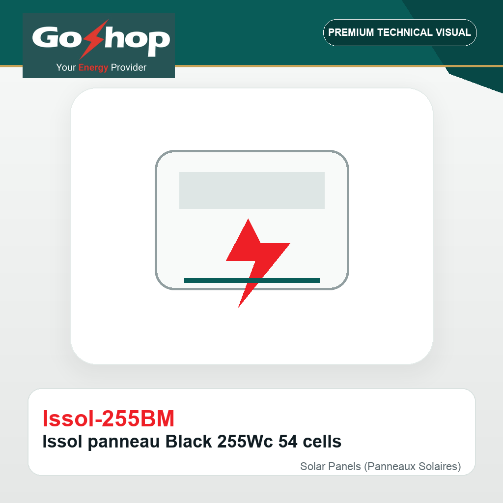 Issol panneau Black 255Wc 54 cells