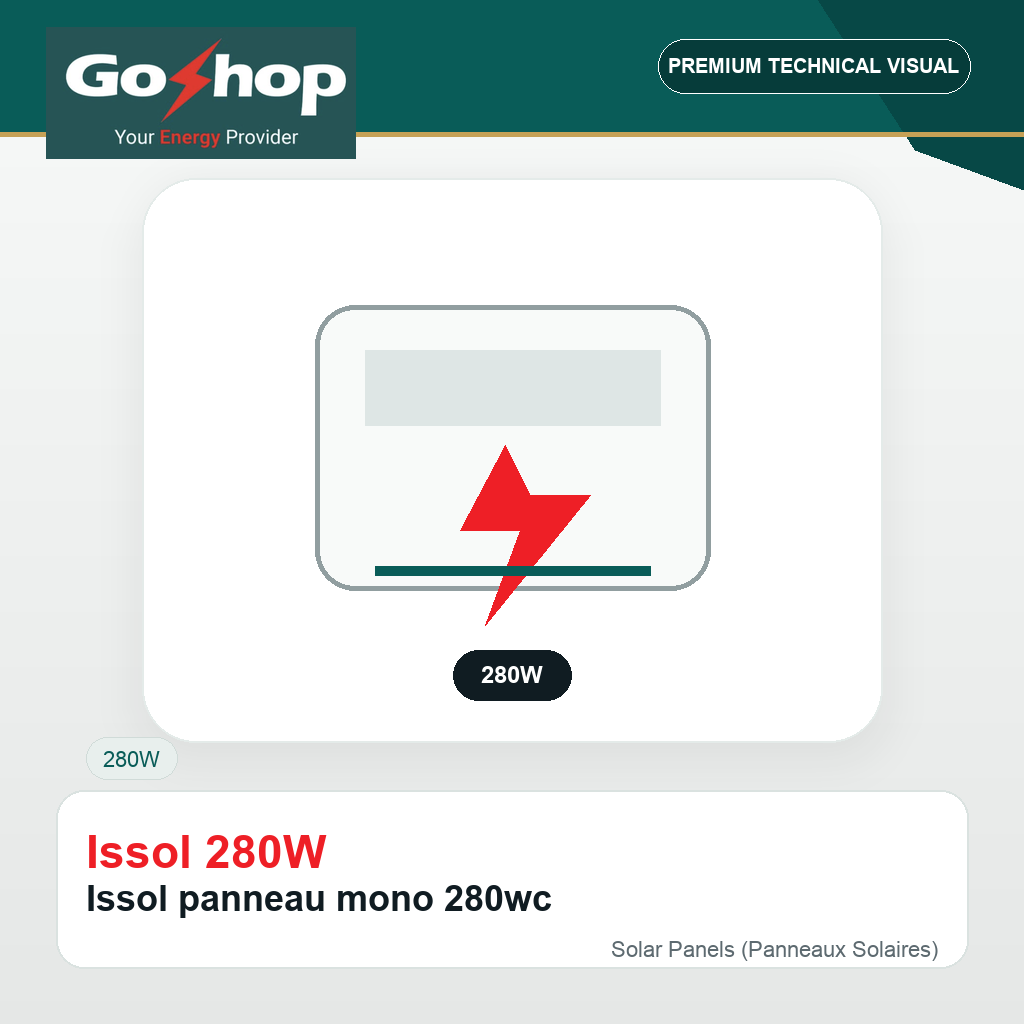 Issol panneau mono 280wc