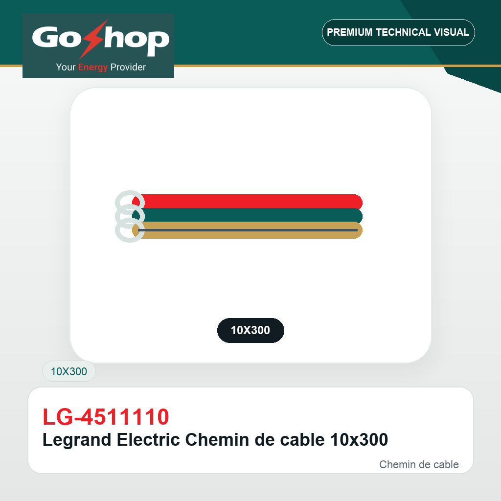 Legrand Electric Chemin de cable 10x300