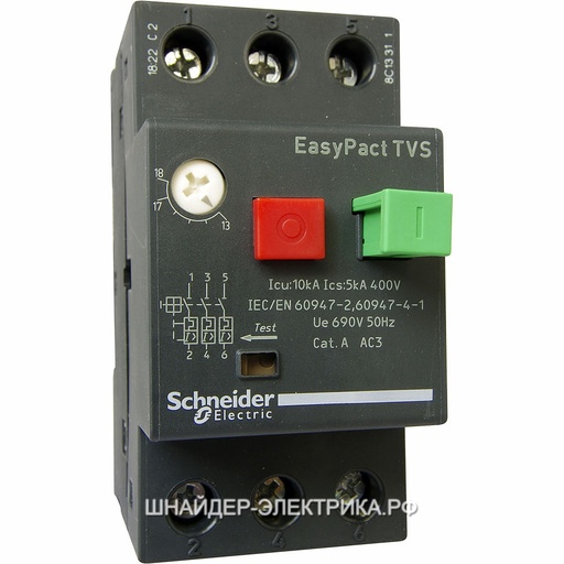 [SE-GZ1E10] SCHNEIDER - Easypact TVS GZ1 Motor Circuit Breaker 4-6