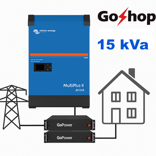 Victron Kit Batterie 3 kVA - 5 kWh - Monophasé 230 Volt  
