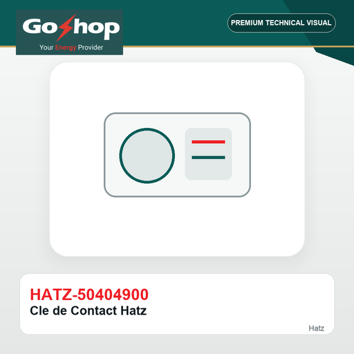 [HATZ-50404900] Cle de Contact Hatz