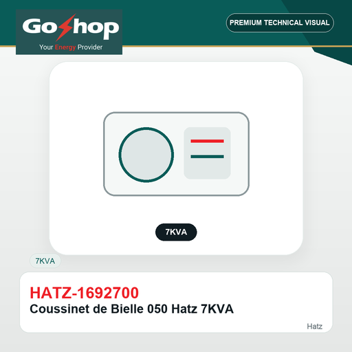 [HATZ-1692700] Coussinet de Bielle 050 Hatz 7KVA