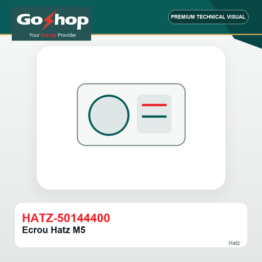 [HATZ-50144400] Ecrou Hatz M5