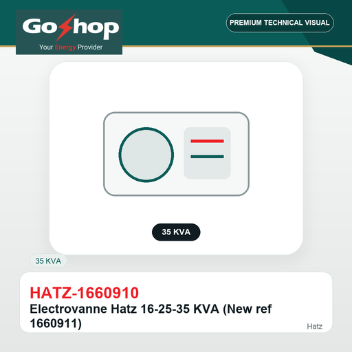 [HATZ-1660910] Electrovanne Hatz 16-25-35 KVA (New ref 1660911)