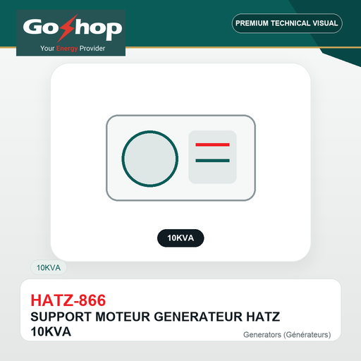 [HATZ-866] SUPPORT MOTEUR GENERATEUR HATZ 10KVA