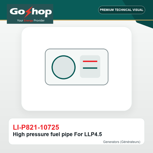 [LI-P821-10725] High pressure fuel pipe For LLP4.5